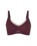 Honeylove Crossover Wireless Bra in Vamp at Nordstrom, Size 3X