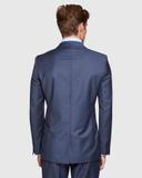 Hopkins Peak Lapel Wool Suit Jacket 100 / Petrol