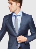 Hopkins Peak Lapel Wool Suit Jacket 100 / Petrol