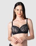 Hotmilk Temptation Maternity & Nursing Bra - Black - 18HH Black