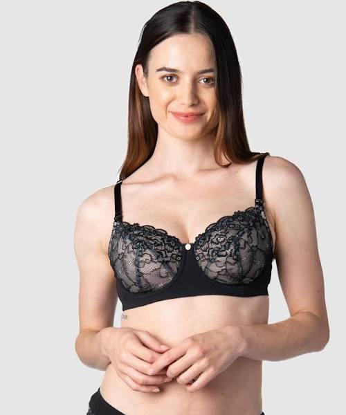 Hotmilk Temptation Maternity & Nursing Bra - Black - 18HH Black