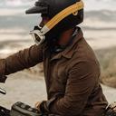 Huckberry Flint and Tinder Men's Flannel-Lined Waxed Trucker Jacket, Water & Weather Resistant