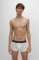 Hugo 3 Pack Boxer Shorts, Size XS, White