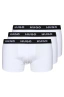 Hugo 3 Pack Boxer Shorts, Size XS, White