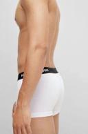 Hugo 3 Pack Boxer Shorts, Size XS, White