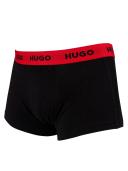 Hugo 3-Pack Trunks - Black