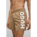 Hugo ABAS 10232758 01 Swimming Shorts Beige M Man