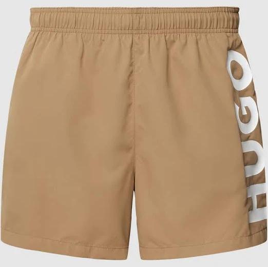 Hugo ABAS 10232758 01 Swimming Shorts Beige M Man
