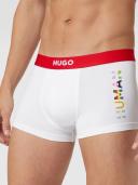 Hugo Bodywear Men's Pride Trunks - White - XXL