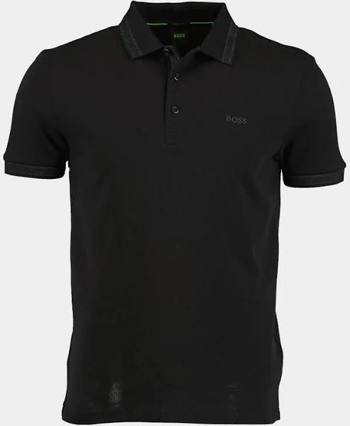 Hugo Boss Cotton Polo Paddy -Black 4XL