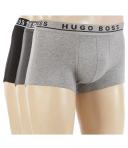 Hugo Boss Cotton Stretch Boxer Briefs 3-Pack Grey/Charcoal/Black