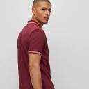 Hugo Boss Green Paul Curved Polo Small / Dark Pink