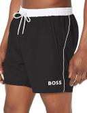 Hugo Boss Men's Standard Medium Length Solid Swim Trunk