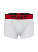 Hugo Stretch-cotton Trunks With Logo Waistband, Men, Size: S, White