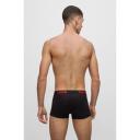 Hugo Three-Pack of Stretch-jersey Trunks With Logo waistbands, Men, Size: XS, Black