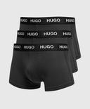 Hugo Triple Pack Boxer Trunks Black