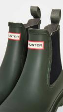 Hunter Boots Men's Commando Chelsea Boots | Green | Size 7 | East Dane