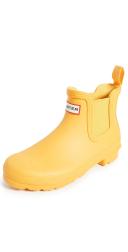 Hunter Women Original Chelsea Boots Yellow 10