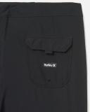 Hurley Men's 17" One and Only Solid Volley Swim Trunks - Black - Swimoutlet.com