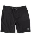 Hurley Men's 17" One and Only Solid Volley Swim Trunks - Black - Swimoutlet.com