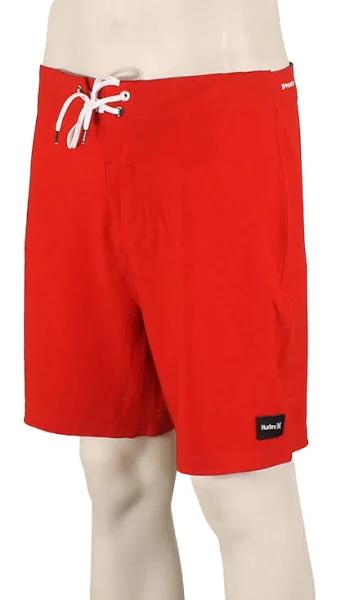 Hurley Men's 18" Phantom Shorts - Unity Red 31 - Swimoutlet.com