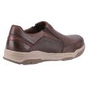 Hush Puppies Mens Fletcher Leather Shoes Tan 10 UK