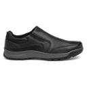 Hush Puppies Mens Jasper Slip On Leather Shoes Black 6 UK