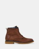 Hush Puppies Montreal Rub Boot in Dark Brown 6