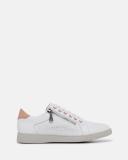 Hush Puppies - Women's White Sneakers - Mimosa Perf - Size One Size, 5 at The Iconic