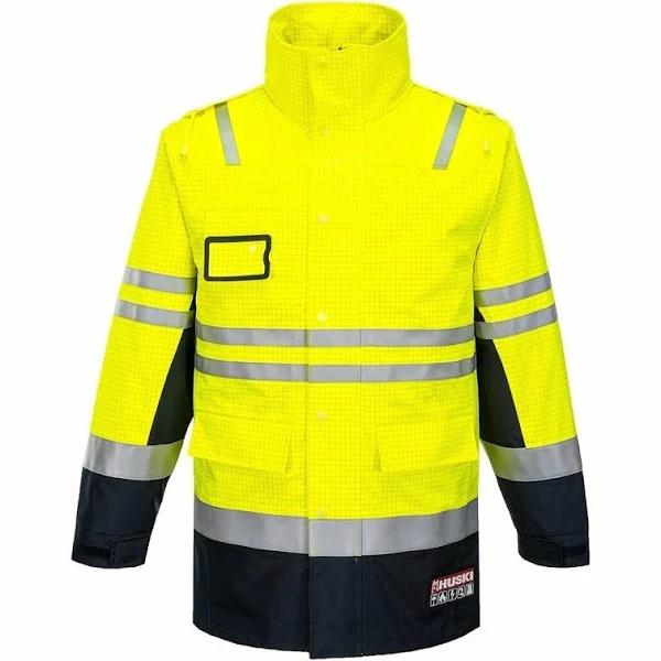 Huski Fire Jacket - Yellow/Navy - S