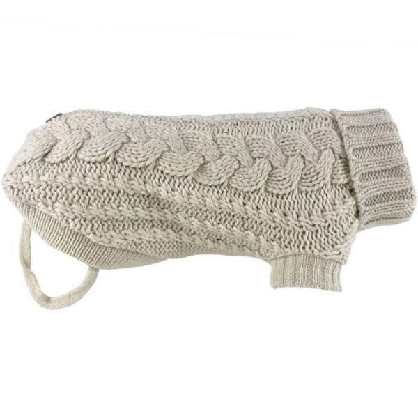 Huskimo Dog Jumper Frenchknit Ivory 27cm