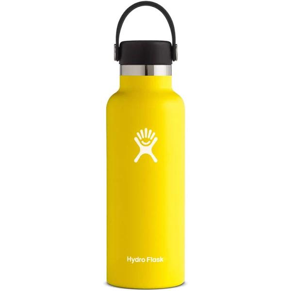 Hydro Flask 18oz / 532ml Standard Mouth Bottle - Lemon