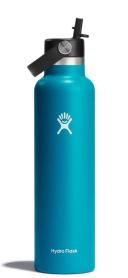Hydro Flask 24 oz Standard Mouth Flex Straw Cap Rain