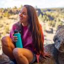 Hydro Flask Seagrass 24-Oz. Wide Straw Lid Water Bottle 24 oz