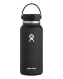 Hydroflask Bottle w/ Flex Straw Cap ~ Black 32oz