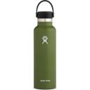 Hydroflask Bottle w/ Flex Straw Cap ~ White 21oz