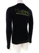 Icebreaker 200 Oasis Crewe Alps 3D Long Sleeve Base Layer Black L Man