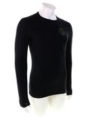 Icebreaker 200 Oasis Crewe Alps 3D Long Sleeve Base Layer Black L Man