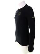Icebreaker 200 Oasis Crewe Alps 3D Long Sleeve Base Layer Black L Man