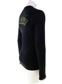Icebreaker 200 Oasis Crewe Alps 3D Long Sleeve Base Layer Black L Man