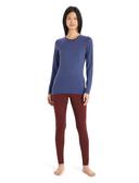 Icebreaker 200 Oasis Long Sleeve Base Layer Top Blue Women - L