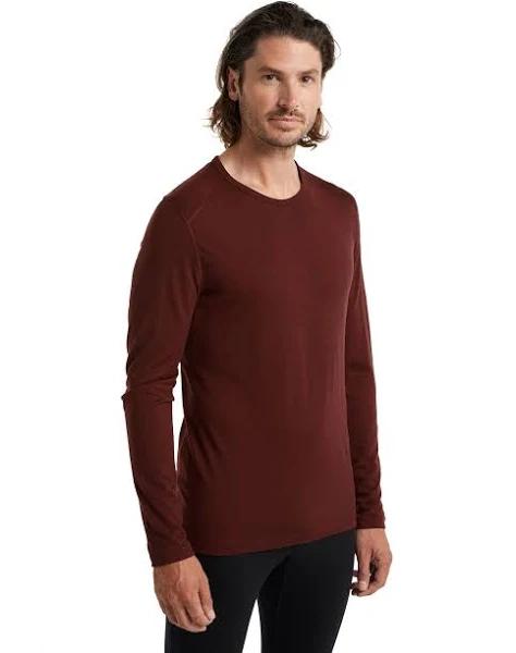 Icebreaker 200 Oasis LS Crewe (Men's) Espresso / S