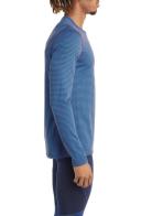 Icebreaker 200 Oasis LS Crewe (Men's) Lazurite Stripe / XL