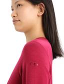 Icebreaker 260 Tech LS Crewe (Women's) Cherry / L