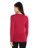 Icebreaker 260 Tech LS Crewe (Women's) Gritstone Heather / S