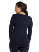 Icebreaker 260 Tech LS Crewe (Women's) Gritstone Heather / S