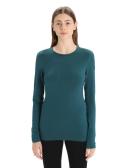Icebreaker 260 Tech LS Crewe (Women's) Gritstone Heather / S
