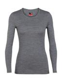 Icebreaker 260 Tech LS Crewe (Women's) Gritstone Heather / XL
