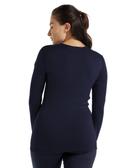 Icebreaker 260 Tech LS Crewe (Women's) Gritstone Heather / XL