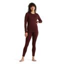 Icebreaker 260 Tech LS Crewe (Women's) Gritstone Heather / XL